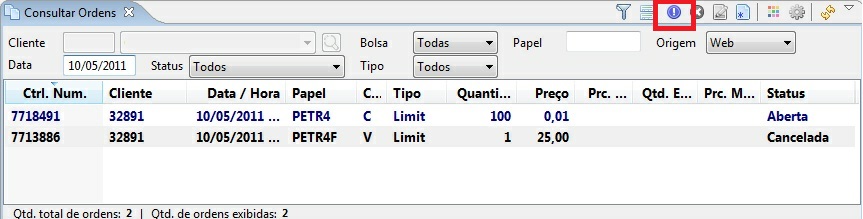 Consultar Ordens3