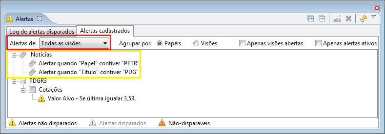 Alertas_imagem notícias à tela de Alertas 