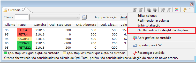 Custódia_imagem ocultar indicador de qtd stop loss